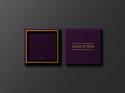 豪华礼品盒样机(Luxury Gift Box Mockup)