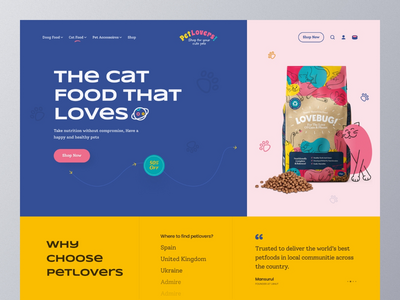 宠物爱好者标题UI设计(Pet Lovers Header UI Design)