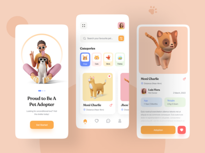 宠物收养移动应用(Pet Adoption Mobile App)