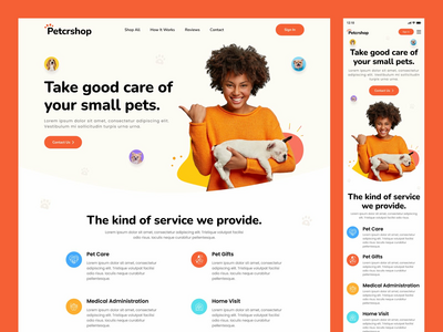 宠物护理网站(Pet Care Website)