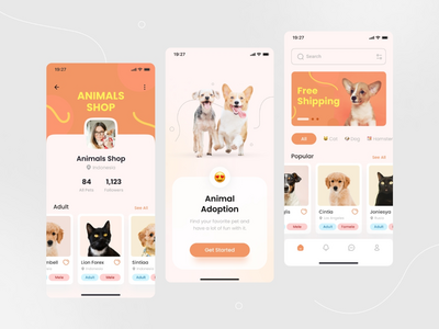 宠物店流动应用程式(Pet Shop Mobile App)