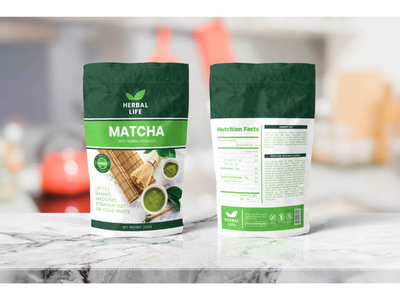 包装模板抹茶(Packing Template Macha Tea)