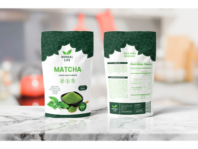 包装模板抹茶3(Packing Template Macha Tea 3)