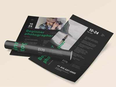 初学者摄影师海报(Beginner Photographer Poster)