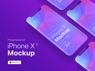 演示套件 - iPhone X 展示样机(Presentation Kit - iPhone X showcase Mockup)