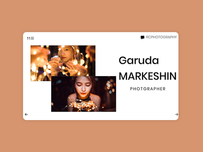 摄影网页登陆页面(Photography Web Landing Page)