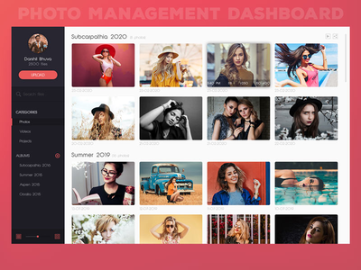 照片管理仪表板(Photo Management Dashboard)