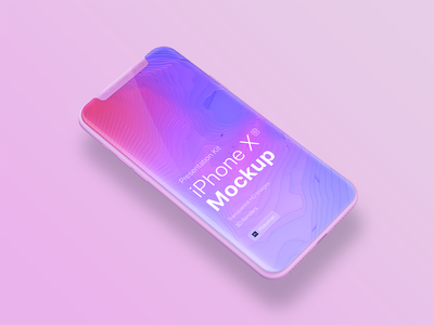 iPhone XS 应用程序移动模型(iPhone XS app mobile Mock-Up)