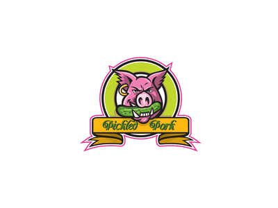 野猪咬泡菜圈吉祥物(Wild Hog Biting Pickle Circle Mascot)