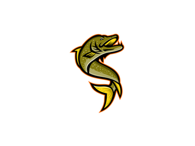 北派克体育吉祥物(Northern Pike Sports Mascot)