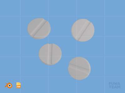 Pill - 3D 医疗保健插图包（正面）(Pill - 3D Healthcare Illustration Pack (front))