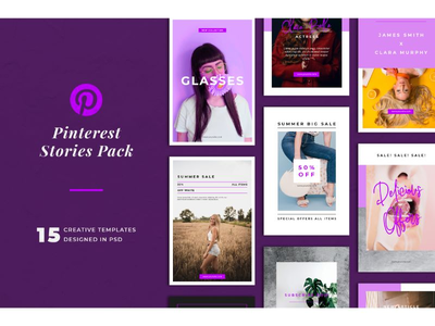 Pinterest 故事包(Pinterest Stories Pack)
