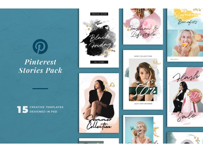 Pinterest 故事包(Pinterest Stories Pack)