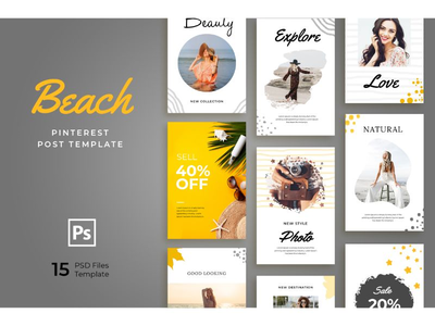 Pinterest 帖子模板(Pinterest Post Templates)