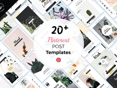 Pinterest 社交媒体模板(Pinterest Social Media Templates)