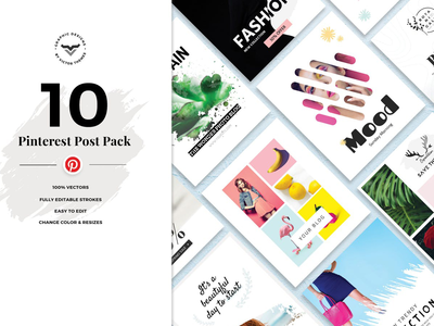 Pinterest 社交媒体模板(Pinterest Social Media Templates)