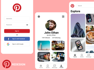 Pinterest 重新设计(Pinterest Redesign)