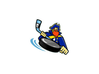 Swashbuckler 冰球运动吉祥物(Swashbuckler Ice Hockey Sports Mascot)