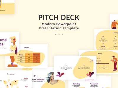 间距PowerPoint演示模板(Pitch PowerPoint Presentation Template)