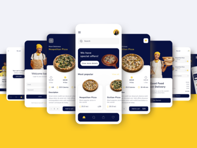 披萨外卖应用(pizza delivery app)