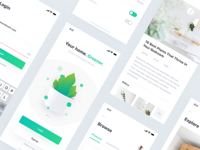 植物应用程序用户界面(Plant App UI)