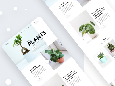 植物商店登陆页面(Plant Shop Landing Page)