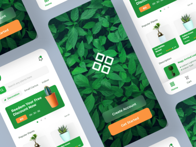 Plant Shop - 移动应用程序设计(Plant Shop - Mobile App Design)