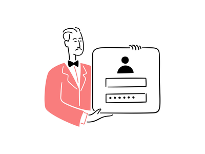 登录插图(Log in Illustration)