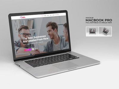 Macbook Pro 笔记本电脑模型 vol.01(Macbook Pro Laptop Mockup vol.01)