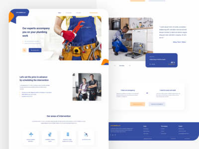 水管工登陆页面(Plumber landing page)