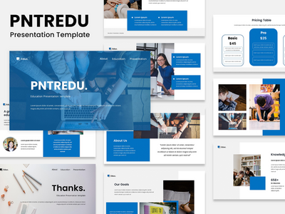 在线教育课程的PowerPoint模板(Online Education Course PowerPoint Template)