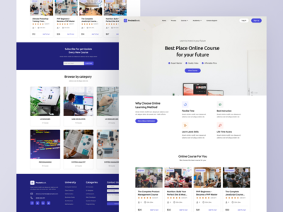 袖珍在线课程登陆页面(Pocket Book Online Course Landing Page)