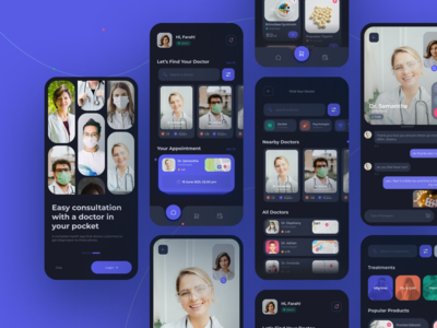 Pocket Doc Dark Theme - 在线医生咨询第 1 部分(Pocket Doc Dark Theme - Online Doctor Consultation part 1)