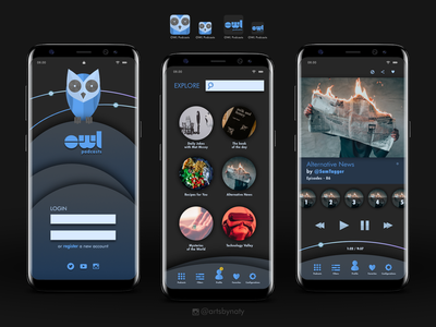 播客APP概念设计(Podcast APP Concept Design)