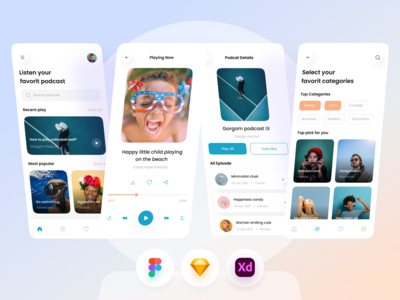 播客移动应用(Podcast Mobile App)