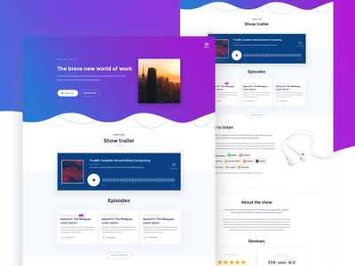 播客主页(Podcast Home Page)