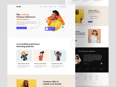 播客网站设计(podcast website design)