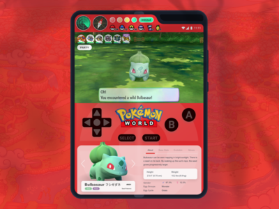 宝可梦世界。银河折叠(Pokemon World. Galaxy Fold)