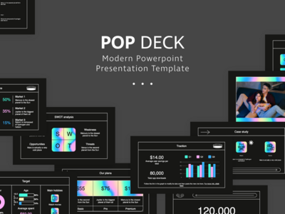 流行的PowerPoint演示模板(Pop PowerPoint Presentation Template)
