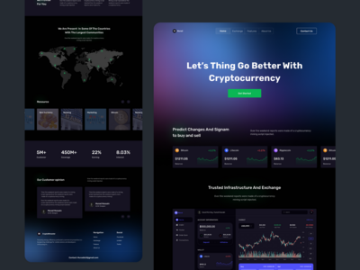 加密货币登陆页面(Cryptocurrency Landing Page)