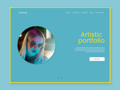 投资组合 Web 概念(Portfolio Web Concept)