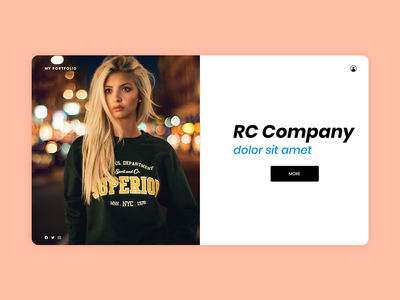 投资组合 Web 概念(Portfolio Web Concept)