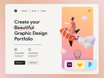 作品集创作者网站(Portfolio Creator Website)
