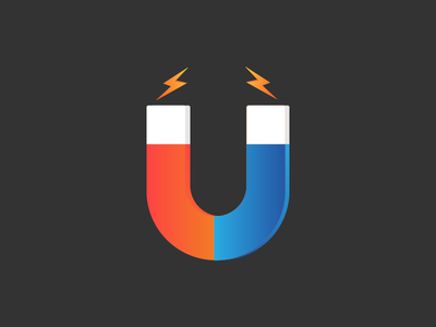 磁铁渐变图标 2(Magnet Gradient Icon 2)