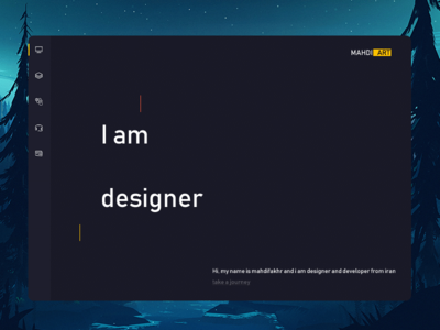 动画登陆页面概念(animated landing page concept)