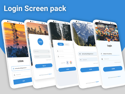 登录屏幕包(Login Screen Pack)