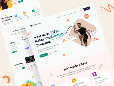 力量区健身网站(Power Zone Fitness Website)