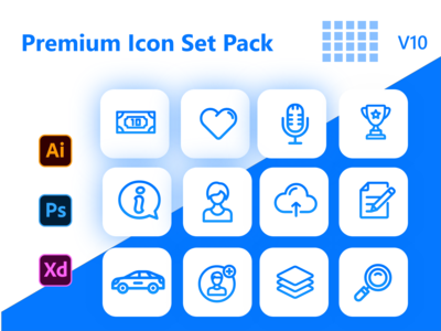 高级图标集包 v10(Premium Icon Set Pack v10)