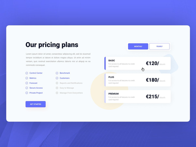 定价计划部分 01(Pricing plan section 01)