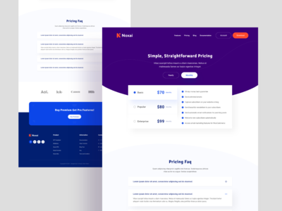 定价计划 SaaS 登陆页面(Pricing Plan SaaS Landing Pages)